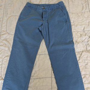 Bonobos Lively Blue Straight Chinos 33x30
